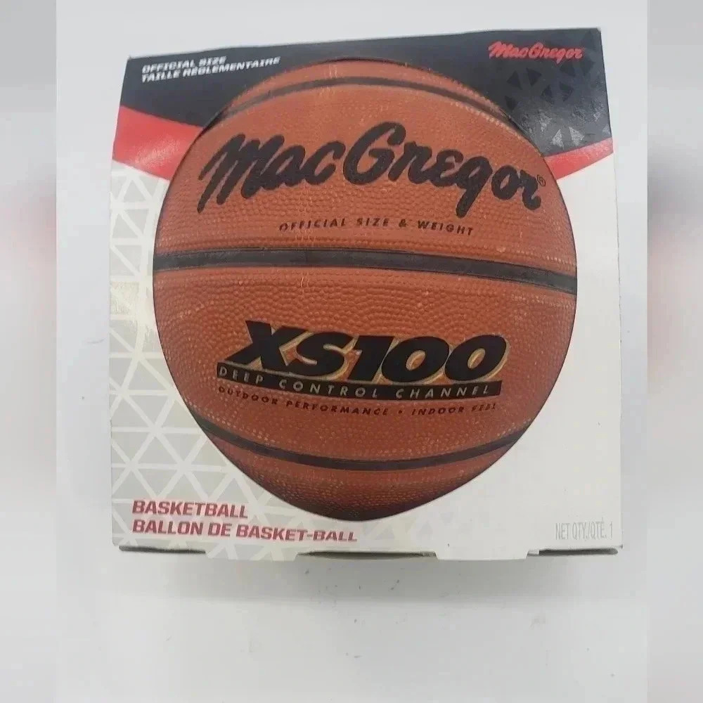 MacGregor 40-96100BX Official Rubber Basketball Size 7 for 8 Years and Up